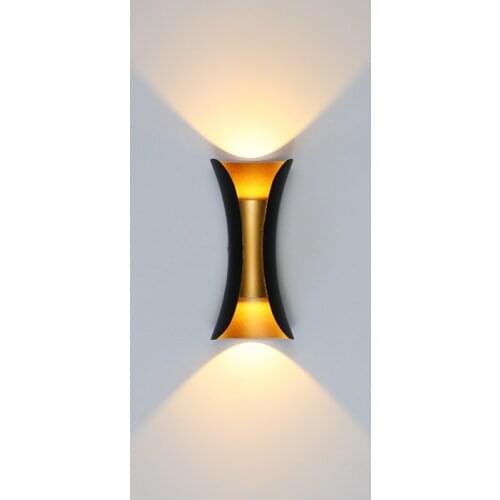 6W/10W LED Wall Light IP65 Outdoor Waterproof Garden Wall Lamp Indoor Corridor Bedroom Living Room Decoration Lighting Aluminum