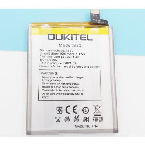 Original oukitel c21 phone battery 4000mh 3.85V for oukitel c21 phone