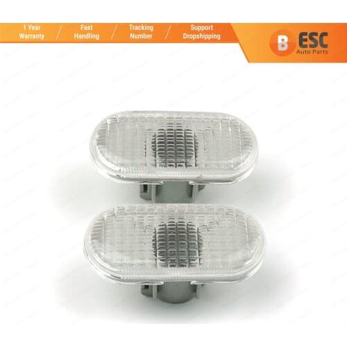 ESC ESP748 2 Pcs Side Indicator Lamp 8200257884 for Renault Clio 2