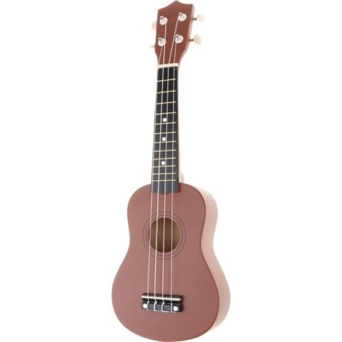 21 Inch 4 String Beginners Ukulele Hawaii Guitar Ukulele for Beginners Novice Musical Instruments Coffee for Kids