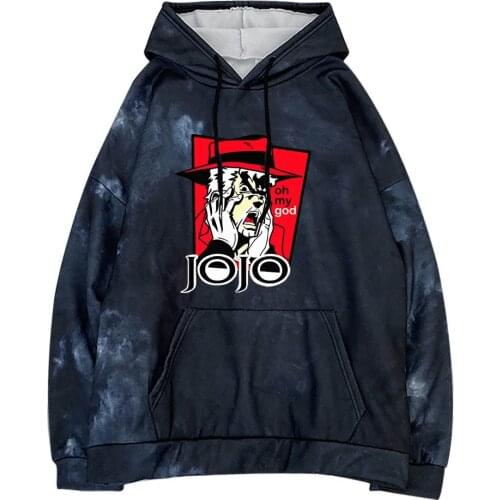 Jojo Bizarre Adventure Pullover Sweatshirt Unisex Women Men Hoodie Anime Hoodie