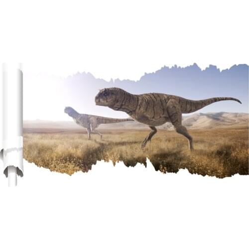 Cartoon Reel Jurassic Park Dinosaur Animal Wall Stickers For Kids Room Bedroom Home Decor Vivid Wall Decals PVC Mural Art Poster