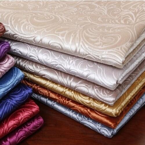 European fabric sofa fabric thick gold velvet embossed printing soft bags diy handmade flannel cloth background fabric