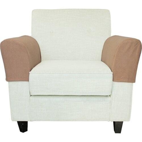Set of 2, Universal Anti- Stretch Fabric Furniture Sofa Armrest Cover Protector