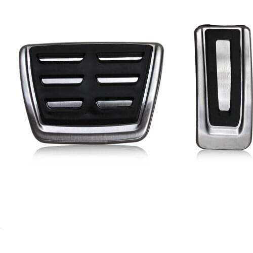 AT Gas Brake Pedal Pad Covers For VW Golf 7 Tiguan T-Roc Octavia Leon Audi A3 Q2