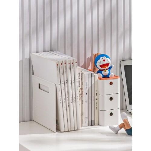 Desktop storage box student document storage rack drawer type plastic office data storage rack small storage closet organizer