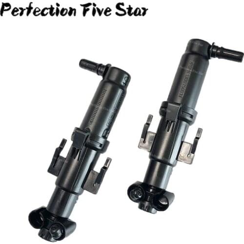 Pair 61677149885 61677149886 For BMW F07 F10 F11 F18 520i 528i 535d 535i 550i 2010-2015 Left Right Headlight Washer Jet Nozzle