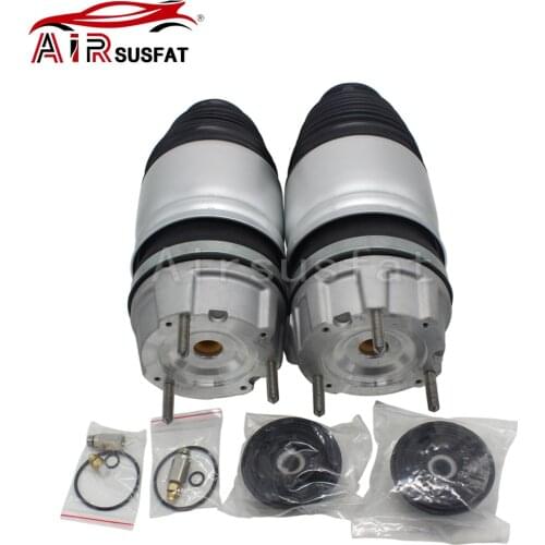 Pair Front Left & Right Air Suspension Springs For Audi Q7 For VW Touareg For Porsche Cayenne 2011-2016 7P6616039M 7P6616040M