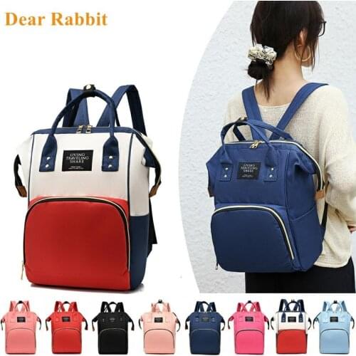 Nappy Backpack mommy wet Bag Mummy Large Capacity Stroller Bag Mom Baby care Multi-function Waterproof Outdoor Travel Diaper Bag