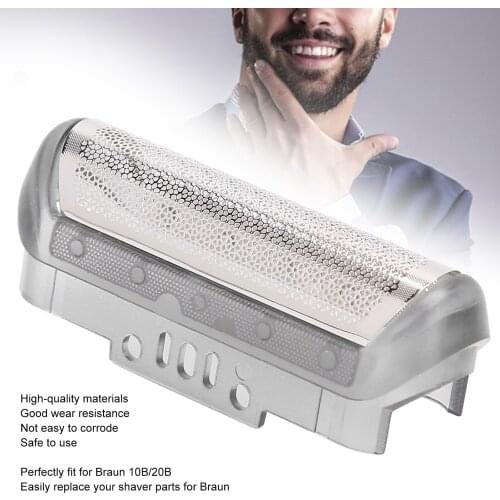 Foil Head Replacement Accessory Safe Firm Wear Resistant Sturdy Electric Shaver Parts for Braun 10B / 20B
