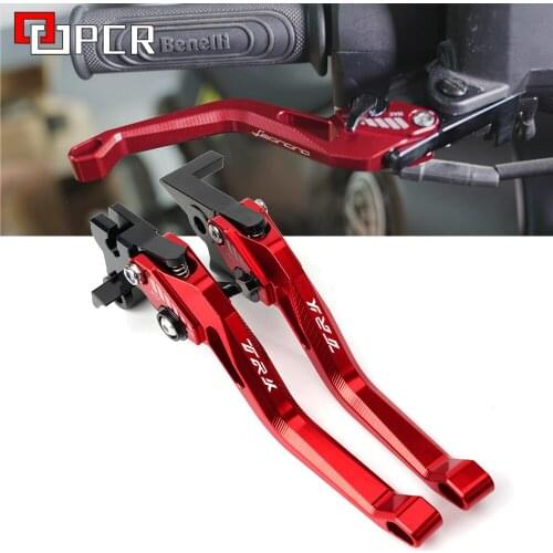 TRK logo Adustable Brake Clutch Levers for Benelli TRK 502 2017-2018 Motorcycle Accessories