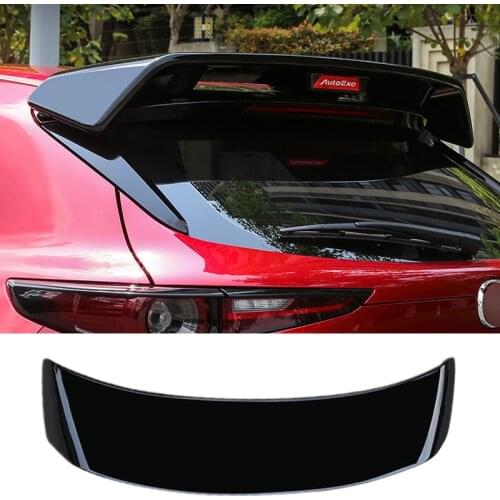 Trunk Spoiler Carbon Surface ABS Material Car Rear Tail Spoiler For Mazda CX-30 CX30 2020