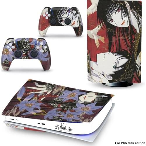 Zhen Style PS5 Disc Edition Skin Sticker for Playstation 5 Console & 2 Controllers Decal Vinyl Protective Skins Style 1