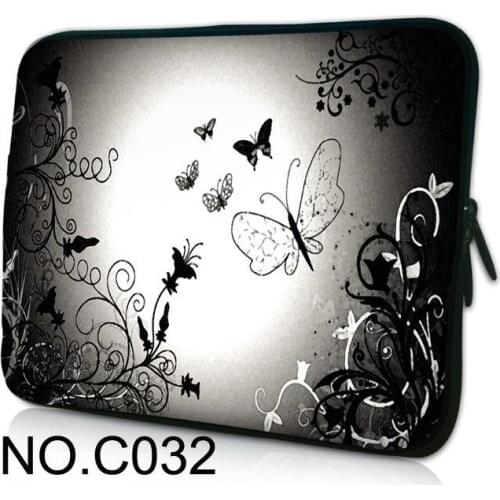 Butterfly Laptop Sleeve Bag Notebook Case for Macbook Retina Pro 13.3" Cover for Lenovo 11 12 13 14 15 15.6 11.6 Zipper Bag