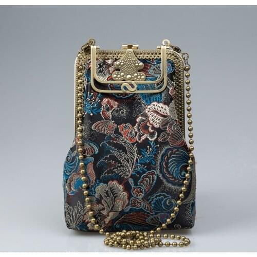 New Vintage Fashion Pure Handmade Chic Lady Women Mother Gift Bag Bags Tote Womens Handbags Purses With A 120cm Chain Strap