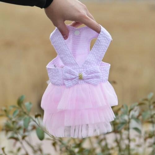 Cat Dog Wedding Dress Summer Dog Clothes Skirt Princess Dresses Puppy york Yorkie Pomeranian Poodle Bichon Maltese Dog Clothing