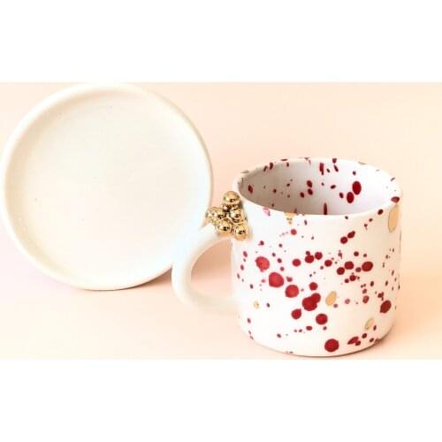 Creative Ceramic Mugs Handmade Design Coffee Cups Paintball Tea Milk Mug Cup Unique Gifts Home Decor