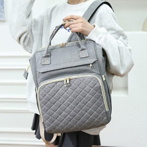 Diaper Bag Outdoor Nappy Backpack With Insulation Layer Nylon Cloth Travel Maternity Bag For Outdoor Travel Baby Diaper Backpack