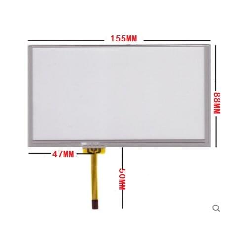 XWT288 155*88 155mm*88mm GPS navigation vehicle 6.2 -inch resistive touch screen free shipping