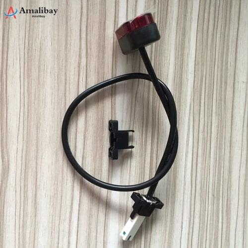 Electric Scooter Rear Tail Lamp Light Stoplight Brake Light with Fixed Part Taillight Kit for XIAOMI M365 M187 Bird Spin Scooter