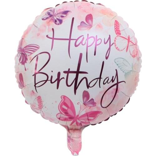 New 18inch 1pcs Foil Balloons Birthday Party Decoration Kids Birthday Makeup Extra Strong Balloons Happy Birthday supplies