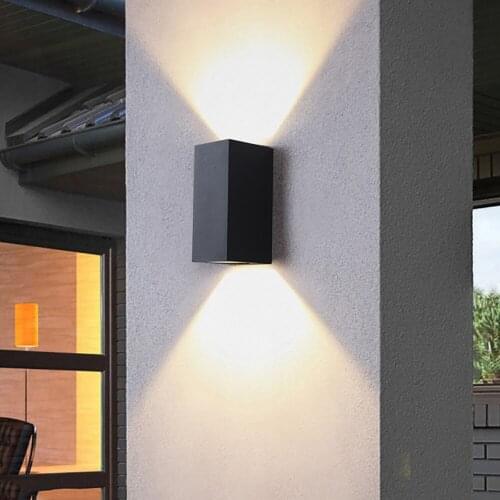 5W/10W LED Aluminum Wall Lamp Porch Light Sconce Square Outdoor Waterproof Wall Light Garden Lights Modern wall lights