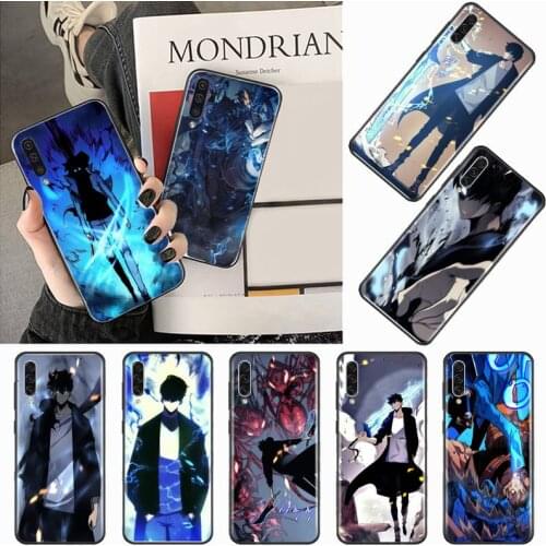 Comics solo leveling Sung Jin-Woo Phone Case For Samsung galaxy S 7 8 9 10 20 edge A 6 10 20 30 50 51 70 note 10 plus