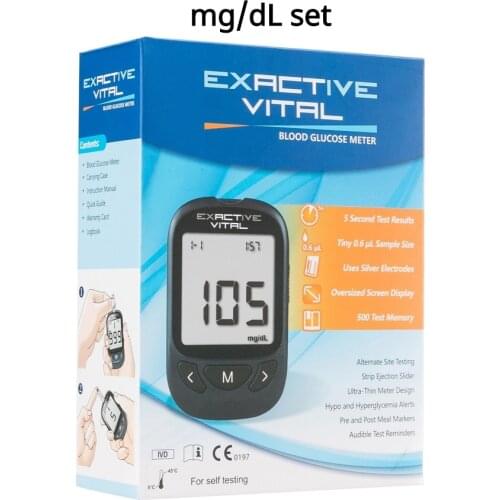 MICROTECH Vital Diabetes Diabetic Blood Sugar Detection Glucose Meter Glucometer Medidor de Glicemia glucometro