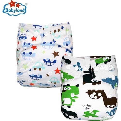 Cotton Nappy ) 1PC 100% Baby Cotton Diapers Washable Underwear Waterproof Infant Diaper Covers Day and Night Reusable Nappy
