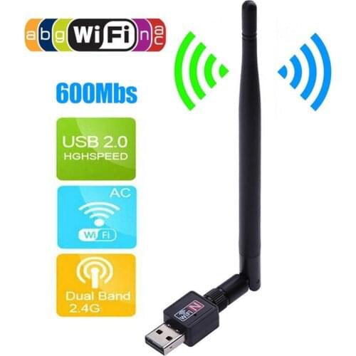 Internet Wireless USB WiFi Router Adapter Network LAN Card Dongle with Antenna