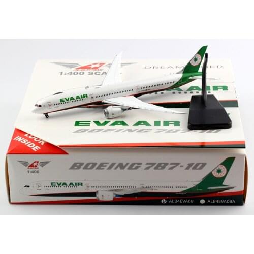 1:400 Alloy Collectible Plane Gift JC Wings ALB4EVA08 EVA Air "Star Alliance" Boeing B787-10 Diecast Aircarft Jet Model B-17801