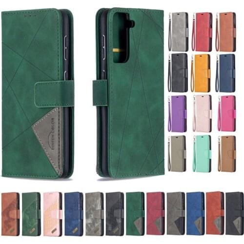 Flip Leather Case For Samsung Galaxy S21 Ultra S20 FE S20Plus Phone Protective Bag For Samsung Note 20 Ultra Magnetic Cover Etui