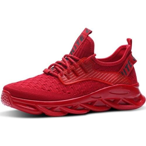 Men Shoes Outdoor Fashion Sports Running No-slip Sneakers Breathable Men Vulcanize Shoes Lace Up Men Mesh Casual Zapatos Hombre