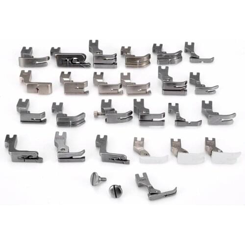 25Pcs Sewing Machine Presser Foot Feet Set for JUKI DDL-5550 8500 8700 Industrial Sewing Machine Household Tools