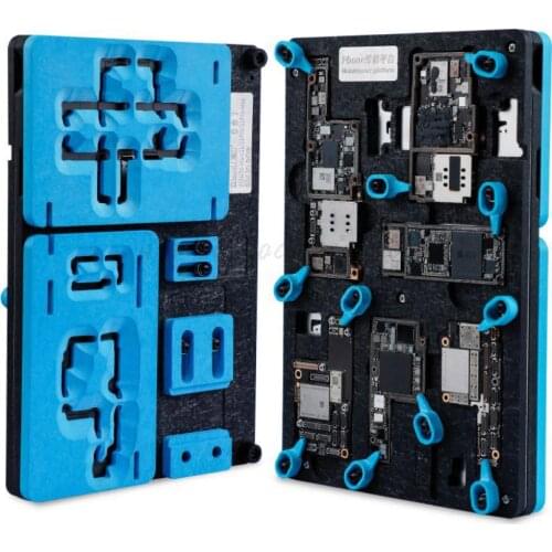 Qianli 6 in 1 Desoldering Platform Middle Layer Positioning Reballing Platform Sencil Kit for iPhone X/XS/XS Max/11/11Pro/MAX