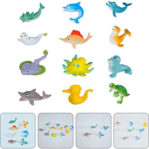 1 Set Realistic Marine Animals Model Marine Creature Model Kids Recognition