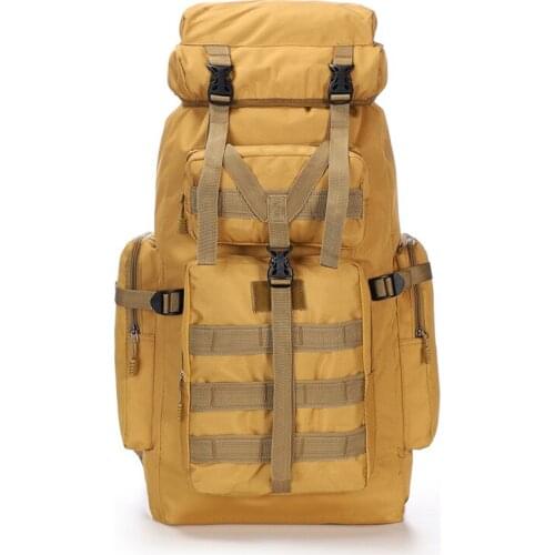 70L Tactical Military Backpack Mountaineering Men Travel Outdoor Sport Bags Molle Hunting Camping Rucksack 2020