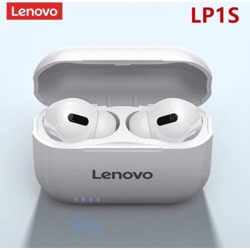 Lenovo LP1S TWS Bluetooth Earphone Dual Stereo Noise Reduction Bass Earbuds HiFi Music With Mic For Android IOS Smartphone
