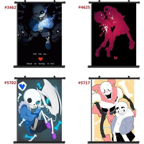 Undertale Anime manga wall Poster Scroll D