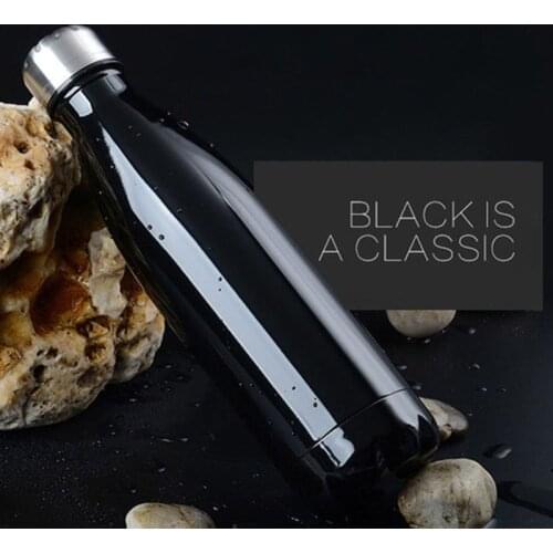 Double Walled Stainless Steel Vacuum Cola Bottle Thermos Cup Outdoor Sports Business Insulated Water Bottles