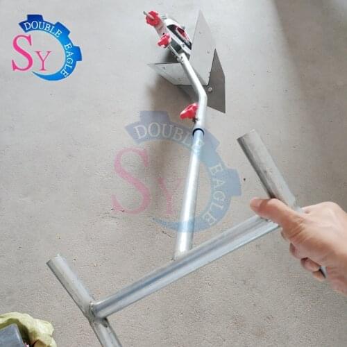 High Quality Farm Tools Manpower hand ridging plough cultivator/small manual furrow plow ditching and tilling machine