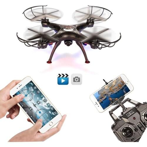 XKY XX5SW-1 RC Quadcopter, 4 Channel 2.4G 6-Axis Gyro RC Headless Quadcopter XX5SW-1 Drone UAV w/ 2MP HD Wifi Camera (FPV)