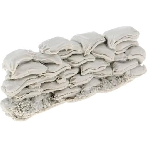 1/35 Resin Soldier Scenario Accessories Set Resin Sandbag Walls Model Kit