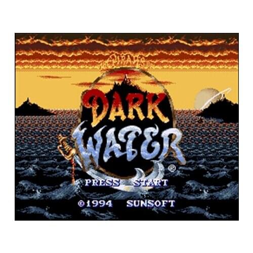 Pirates of Dark Water USA Version 16 bit Big Gray Game Card For NTSC Game Player