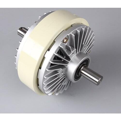 2.5kg 25N.m Dual-axis Magnetic Powder Clutch Electromagnetic Powder Inflatable Shaft