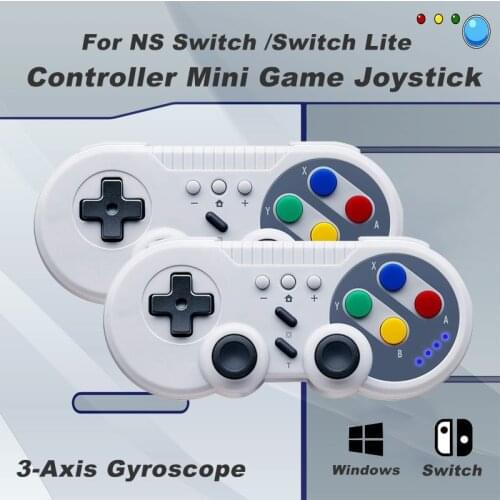 2020 NEW Bluetooth Wireless NS Switch Controller Mini Game Joystick For Nintendo Switch lite Game Machine PS3 PC Steam