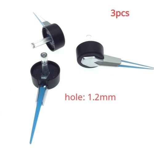 3pcs 1.2mm hole 39mm Car instrument meter pointer blue shaft standard light guide pointer cluster