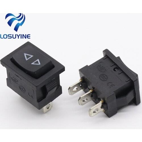 50pcs Rocker switch Momentary (ON)-OFF-(ON) 3pins