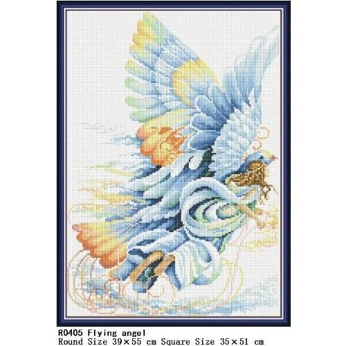5D DIY Diamond Painting Character Flying Angel Embroidery Patterns Cross Stitch Needlework Full diamond Home Decoration