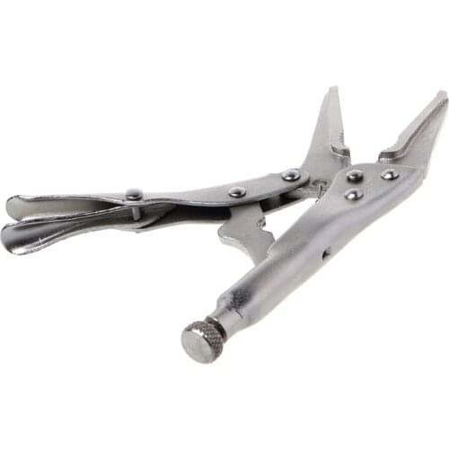 7Inch Locking Pliers Long Nose Straight Jaw Lock Vise Grip Clamp Hand Tool 165mm